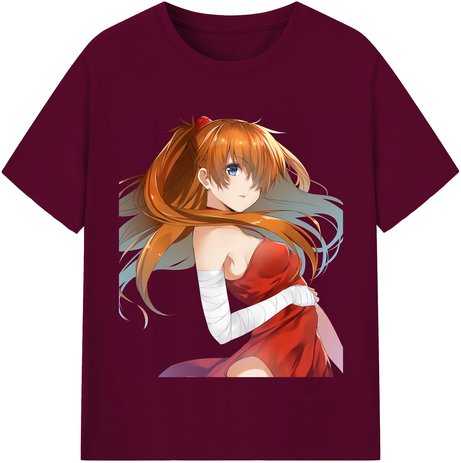 （画像用） EVA 新世紀エヴァンゲリオン レディースカジュアルプリントTシャツ（綿100％）